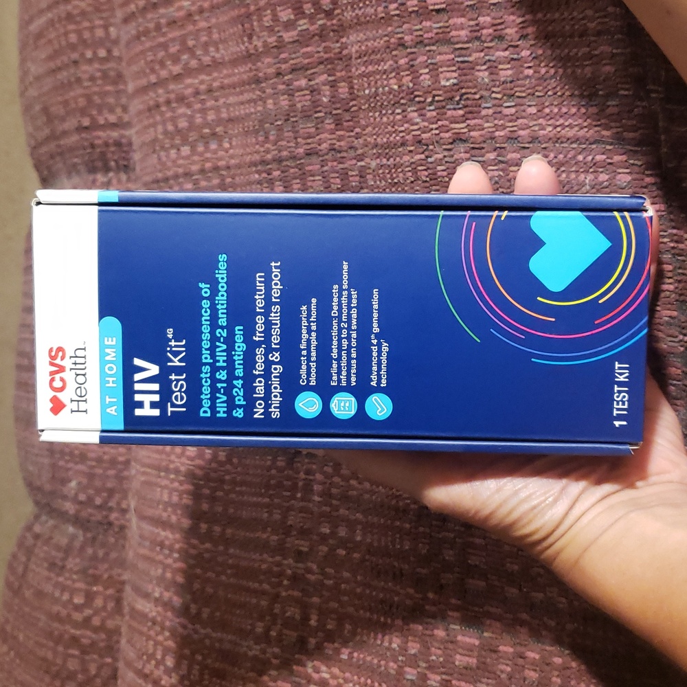 Brand New! Sealed CVS Health At Home HIV Test Kit. Confidential, Private, Easy